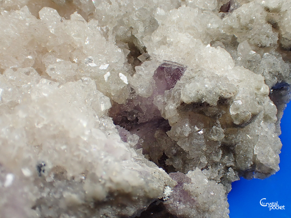 AMETHYST APOPHYLLITE アメシスト アポフィライト 紫水晶 魚眼石 神岡鉱山 0076